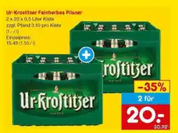 Netto Marken-Discount Ur-Krostitzer Feinherbes Pilsner Angebot