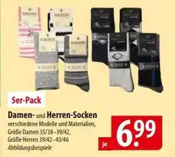 Famila Nord Ost 5er-Pack Damen- und Herren-Socken Angebot