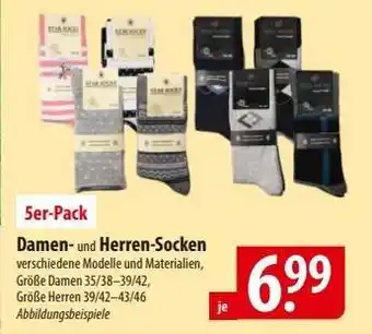 Famila Nord Ost 5er-Pack Damen- und Herren-Socken Angebot