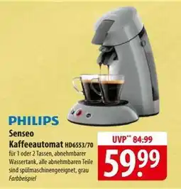 Famila Nord Ost PHILIPS Senseo Kaffeeautomat HD6553/70 Angebot