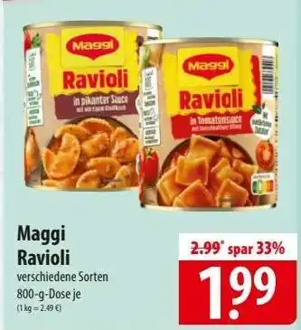 Famila Nord Ost Maggi Ravioli Angebot