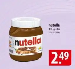 Famila Nord Ost nutella Angebot
