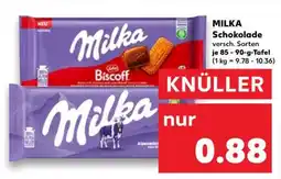 Kaufland MILKA Schokolade Angebot