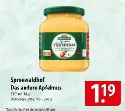 Famila Nord Ost Spreewaldhof Das andere Apfelmus Angebot