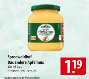 Famila Nord Ost Spreewaldhof Das andere Apfelmus Angebot