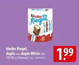 Famila Nord Ost kinder Riegel, duplo oder duplo White 10er Angebot