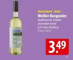Famila Nord Ost Weißer Burgunder Angebot