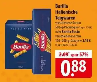 Famila Nord Ost Barilla italienische Teigwaren Angebot
