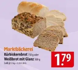 Famila Nord Ost Marktbäckerei Kürbiskernbrot oder Weißbrot mit Glanz Angebot