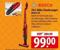 Famila Nord Ost Bosch 2in1 Akku-Staubsauger BBHF214R Angebot