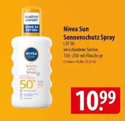 Famila Nord Ost Nivea Sun Sonnenschutz Spray Angebot