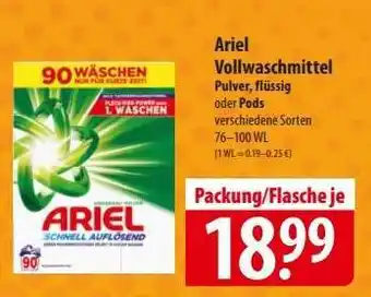 Famila Nord Ost Ariel Vollwaschmittel Angebot