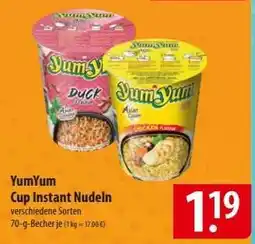 Famila Nord Ost YumYum Cup Instant Nudeln Angebot