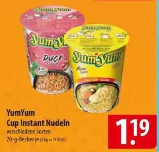 Famila Nord Ost YumYum Cup Instant Nudeln Angebot