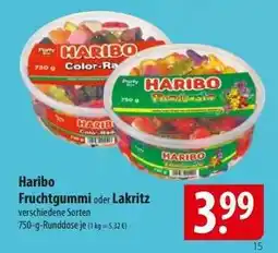 Famila Nord Ost Haribo Fruchtgummi oder Lakritz Angebot