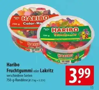 Famila Nord Ost Haribo Fruchtgummi oder Lakritz Angebot