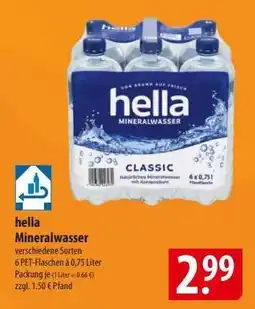 Famila Nord Ost Hella Mineralwasser Angebot