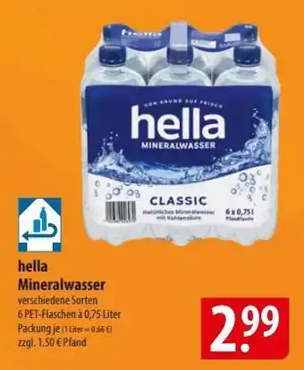Famila Nord Ost Hella Mineralwasser Angebot