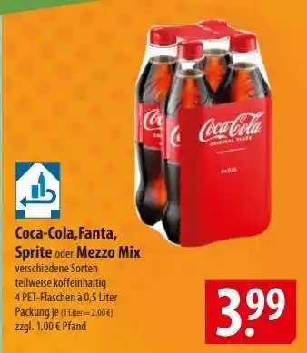 Famila Nord Ost Coca-Cola, Fanta, Sprite oder Mezzo Mix Angebot