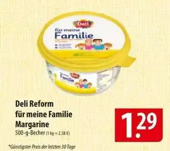 Famila Nord Ost Deli Reform für meine Familie Margarine Angebot