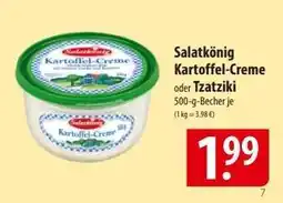 Famila Nord Ost Salatkönig Kartoffel-Creme oder Tzatziki Angebot
