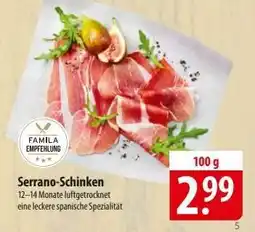 Famila Nord Ost Serrano-Schinken Angebot