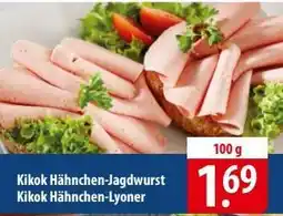 Famila Nord Ost Kikok Hähnchen-Jagdwurst / Kikok Hähnchen-Lyoner Angebot