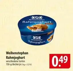 Famila Nord Ost WEIHENSTEPHAN Rahmjoghurt Angebot