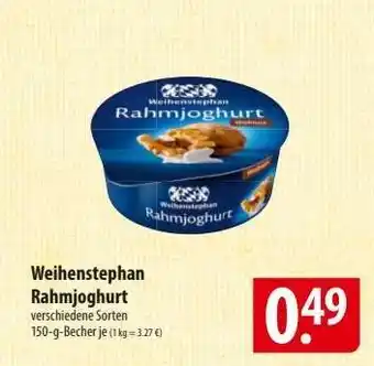 Famila Nord Ost WEIHENSTEPHAN Rahmjoghurt Angebot