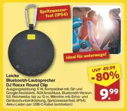 Famila Nord Ost Leicke Bluetooth-Lautsprecher DJ Roxxx Round Clip Angebot