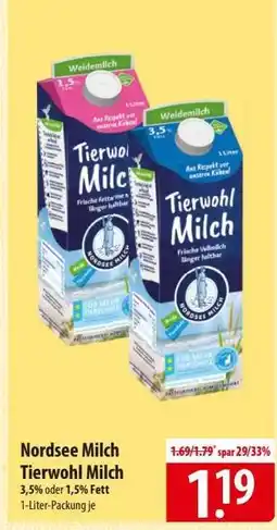 Famila Nord Ost Nordsee Milch Tierwohl Milch Angebot