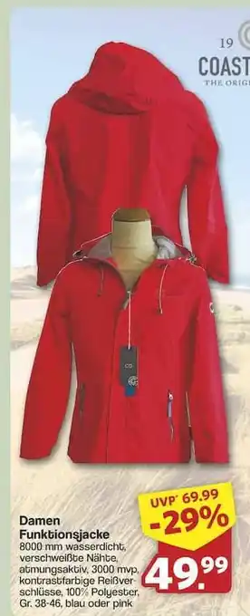 Famila Nord Ost Damen Funktionsjacke Angebot