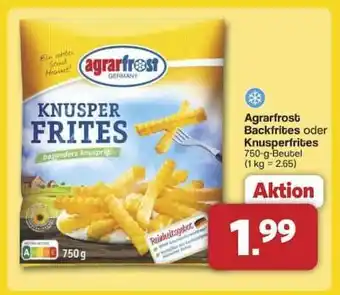 Famila Nord Ost Agrarfrost Backfrites oder Knusperfrites Angebot