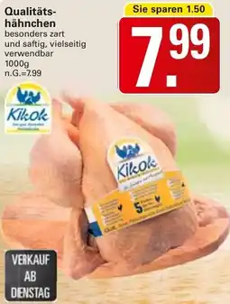 WEZ Kikok Qualitätshähnchen Angebot