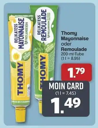 Famila Nord Ost Thomy Mayonnaise oder Remoulade Angebot