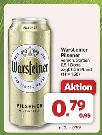 Famila Nord Ost Warsteiner Pilsener Angebot