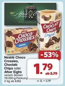 Famila Nord Ost Nestlé Choco Crossies, Choclait Chips oder After Eight Angebot
