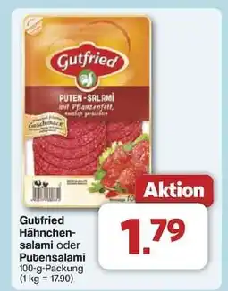 Famila Nord Ost Gutfried Hähnchensalami oder Putensalami Angebot