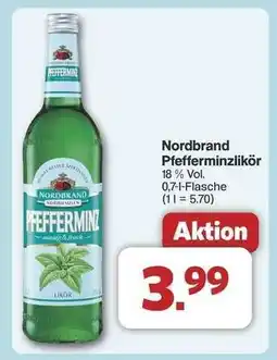 Famila Nord Ost Nordbrand Pfefferminzlikör Angebot
