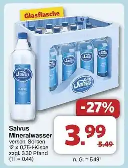 Famila Nord Ost Salvus Mineralwasser Angebot