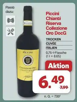 Famila Nord Ost Piccini Chianti Riserva Collezione Oro DocG Angebot