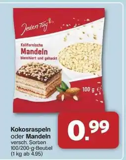 Famila Nord Ost Kokosraspeln oder Mandeln Angebot