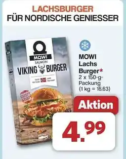 Famila Nord Ost Mowi „Lachs“ Burger Angebot