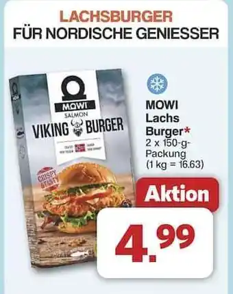 Famila Nord Ost Mowi „Lachs“ Burger Angebot