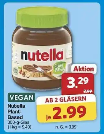 Famila Nord Ost Nutella Plant Based Angebot