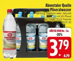 Edeka Abensaler Quelle Mineralwasser Angebot