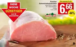 WEZ Bauern Gut Frischer Schweinelachsbraten Angebot