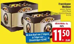 Edeka Franziskaner Weissbier Angebot