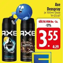 Edeka AXE Deospray Angebot