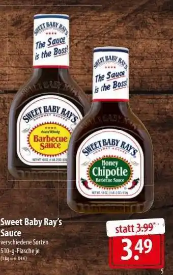 Famila Nord Ost Sweet Baby Ray’s Sauce Angebot
